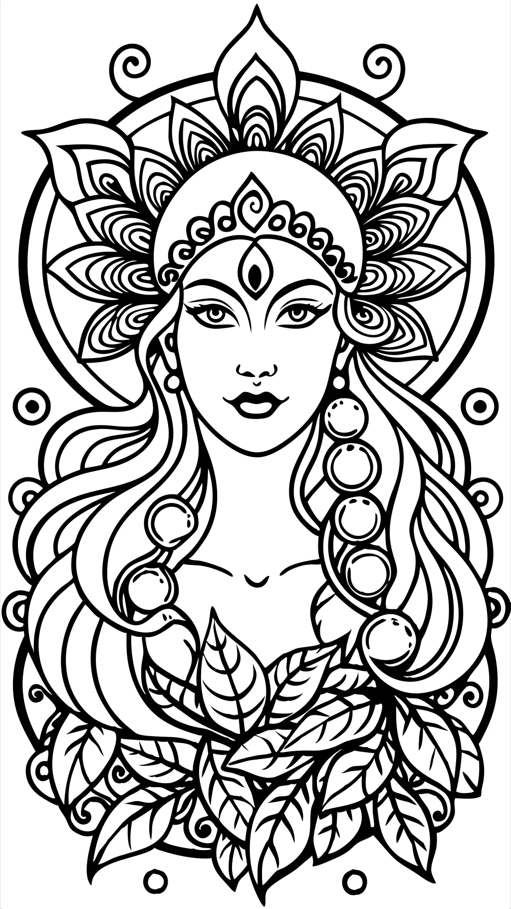 Art Nouveau para colorear